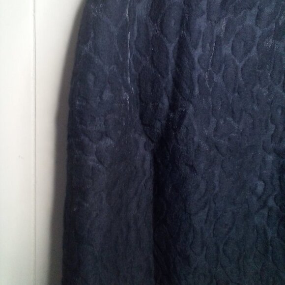 Ann Taylor Skirt 12 Textured Wool Blend Black - Picture 7 of 14